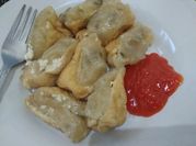 Gambar pentol daging tepung