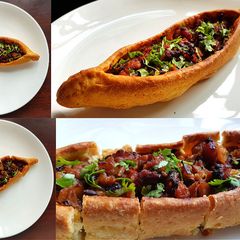 A picture of Pide with a Chinese Twist.