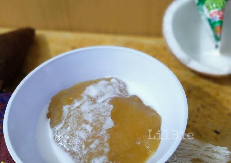 Resep: Bubur Singkong Irit Anti Gagal