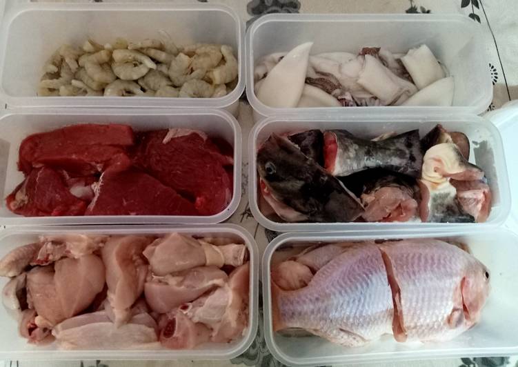 Tips : Supaya Ikan, ayam, udang & sotong tahan lama seperti beli