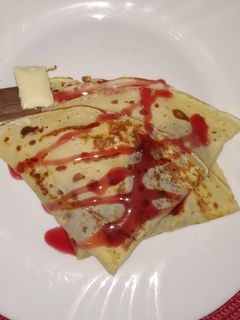 Una foto de Crepes chocolacticos