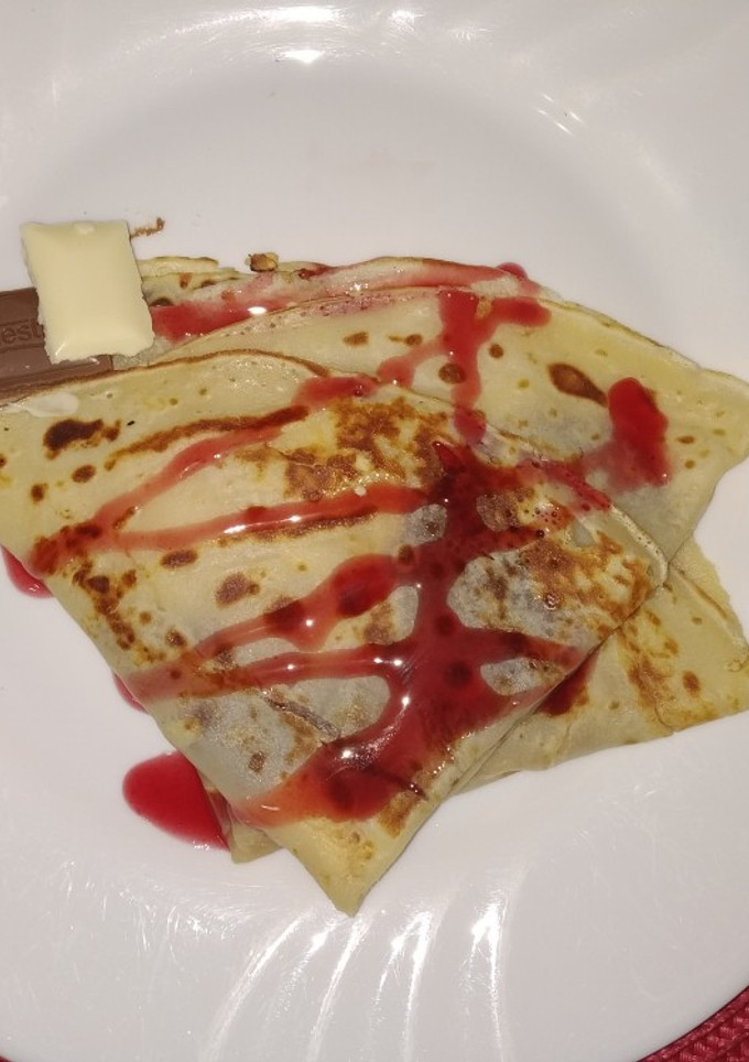 Una foto de Crepes chocolacticos
