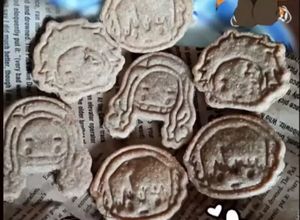 Hình của món Bánh quy yến mạch mix bột mì nguyên cám.