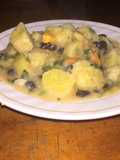 Matoke with njahi