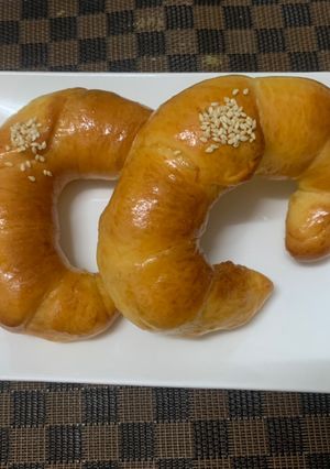 氣炸鍋♥牛角麵包 的食譜成品照片