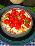Greek yogurt and Cherry tomatoes dip