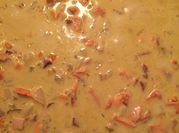 A picture of milk fish chowder