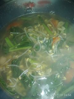 Foto resep Tumis sawi taoge