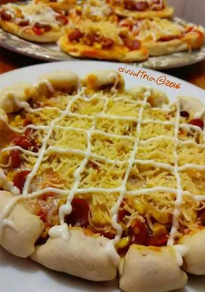 Foto resep Pizza jagung lada hitam