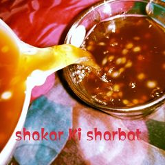 A picture of Shakar Ka sharbat.