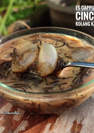 Foto resep Es Cappucino Jelly Cincau Kolang Kaling