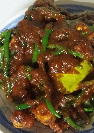 Foto resep Ayam kecap Cabe ijo
