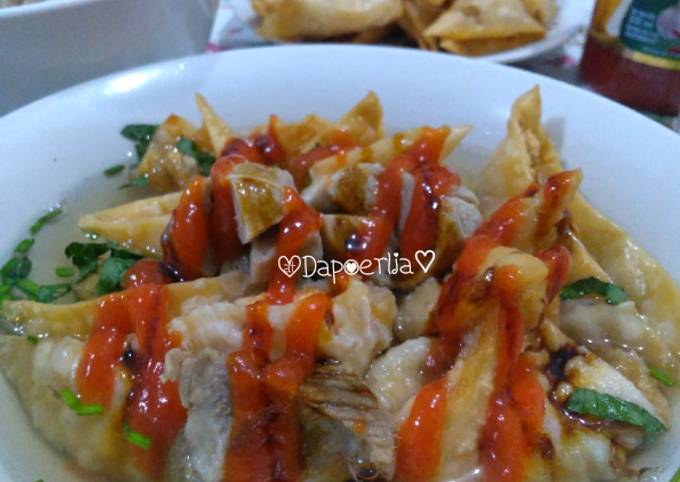 Resep Bakso Pangsit Goreng Kuah Oleh Dapoerummza Cookpad