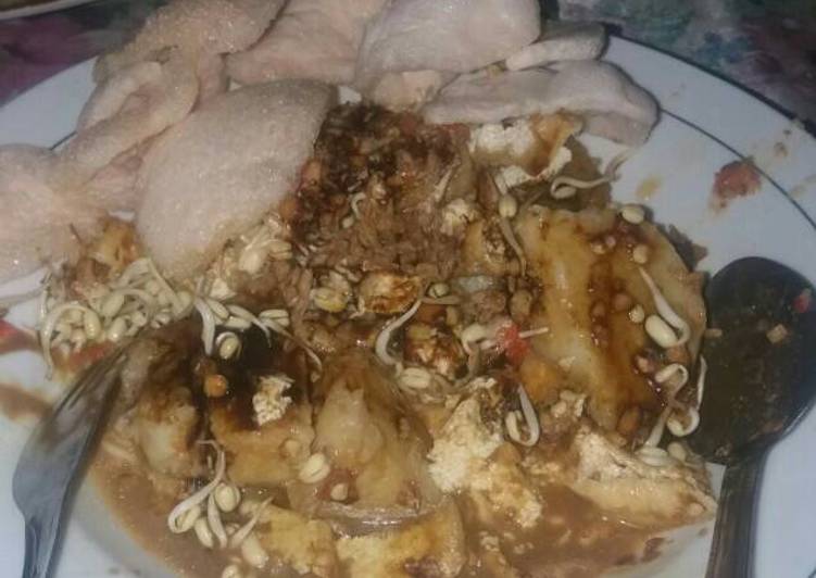 Bahan mengolah Tahu Lontong khas Tuban ala Cha yang Enak Banget