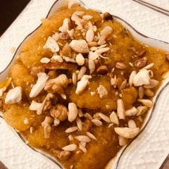 A picture of Moong Dal Halwa(Without use moong dal).