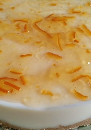 Foto principal de Tarta de queso y gelatina de limón