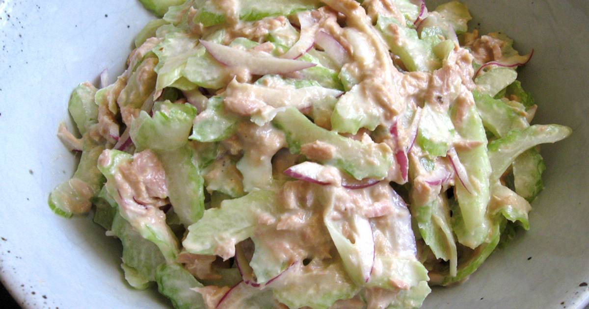 Celery & Tuna Mayo Salad Recipe by Hiroko Liston Cookpad