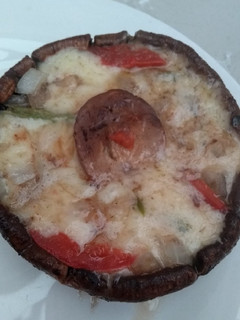 Una foto de Hongos gratinados a la Mexicana ricos