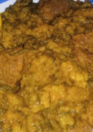A picture of Shaljam Palak Gosht.