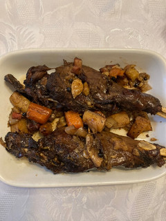 Vadnyúlcomb zöldségágyon recept fotója