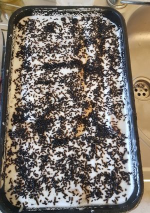 Citromos babapiskótás torta recept fotója
