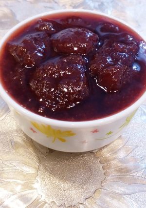 عکسی از دستور مربای توت فرنگی