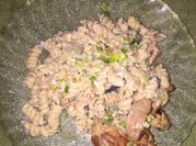 Una foto de pechugas pollo a la crema