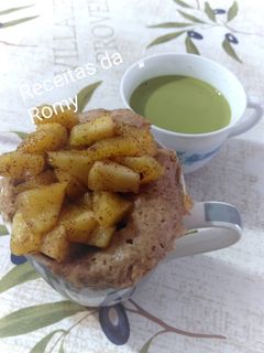 Foto de Bolo de maçã saudável, no microondas