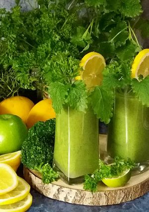 Zöld turmix recept fotója