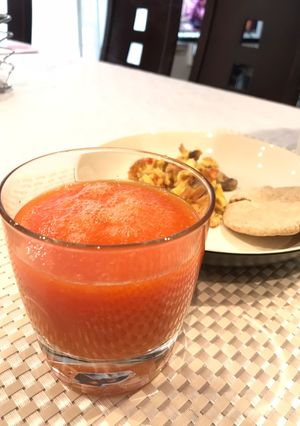 Una foto de Jugo de Papaya y Aguaymanto