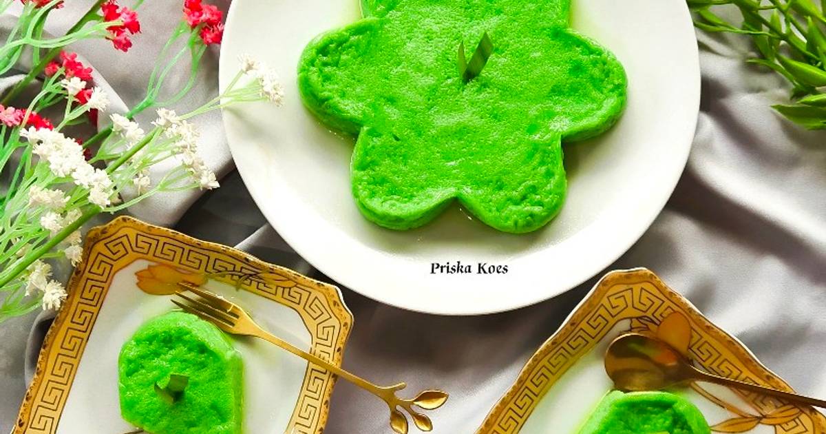 Resep Bingka Pandan Telur (kukus) oleh Priska Koes - Cookpad