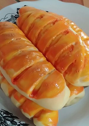 Foto resep Roti isi pisang coklat home made