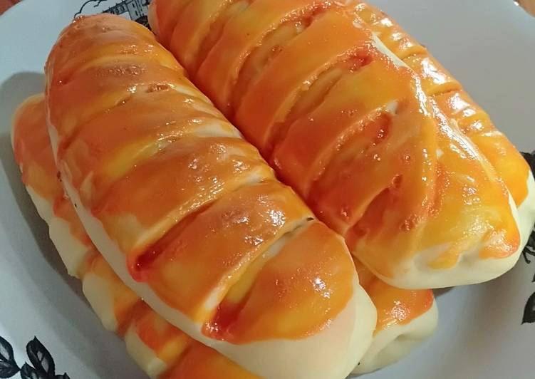 Resep Roti isi pisang coklat home made yang Menggugah Selera