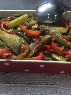 Una foto de Verduras salteadas al natural
