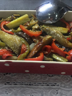 Una foto de Verduras salteadas al natural