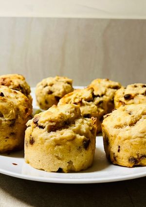 Une photo de Muffins Chocolat Cajou Sans Calories Sans Sucres