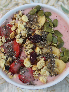 Foto resep Strawberry banana smoothies🍓🍌