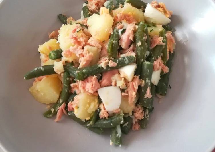 Ensalada de judías verdes y patatas