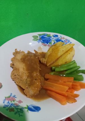 Foto resep Brown sauce steak