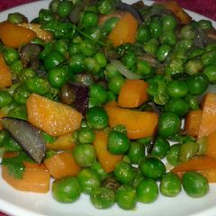 A picture of Peas/carrots #vegetable contest.