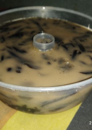 Foto resep Puding capcin (capucino cincau) fiber creme
