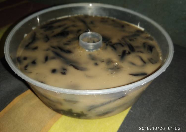 Puding capcin (capucino cincau) fiber creme