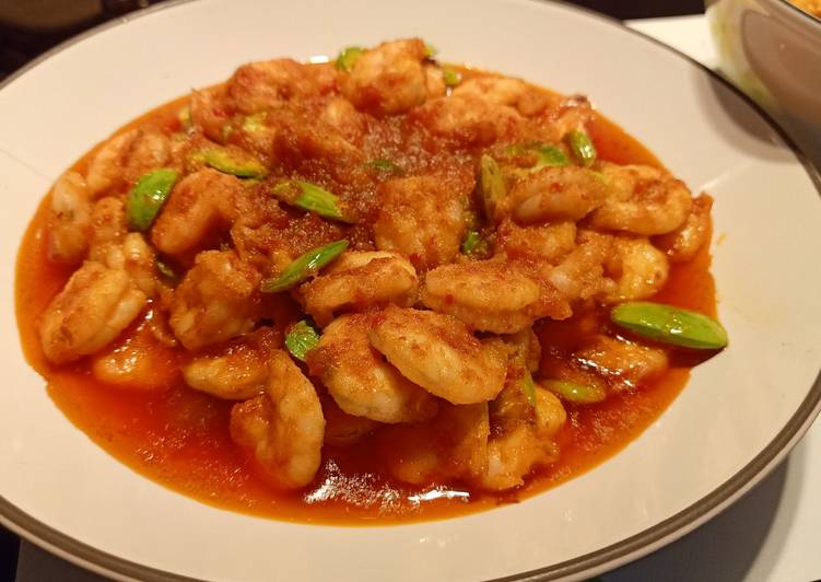 Resep Balado udang pete Anti Gagal