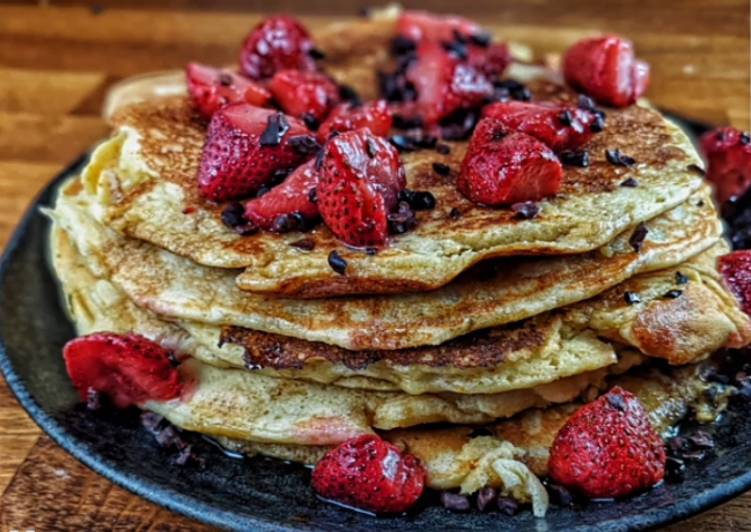 Recipe of Homemade Almond flour pancakes with a hint of orange