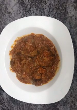Una foto de Albóndigas con salsa