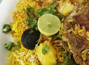 صورة لوصفة رز كابلي باللحم