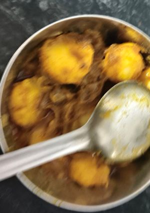 A picture of My Favorite Aloo Pyaz ki Sabzi.