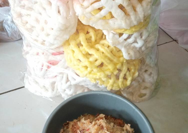 Resep Kerupuk sambal terigu, Enak Banget