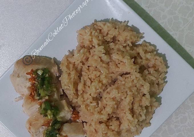 Nasi Ayam Hainan Singapore| Versi Komplit dengan Ricecooker
