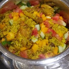 Jolof din shikafa mai fruit A picture of Jolof din shikafa mai fruit.